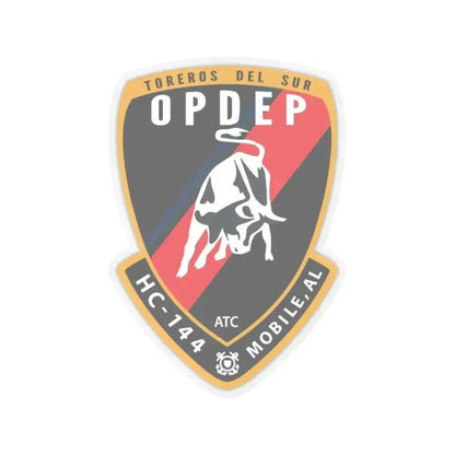 OPDEP HC 144 (U.S. Coast Guard) STICKER Vinyl Kiss-Cut Decal - The Sticker Space