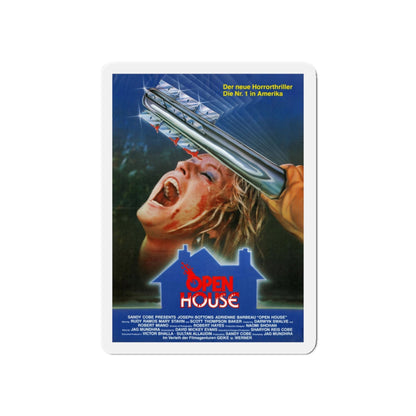 OPEN HOUSE (GERMAN) 1987 Movie Poster - Refrigerator Magnet-3" x 3"-The Sticker Space