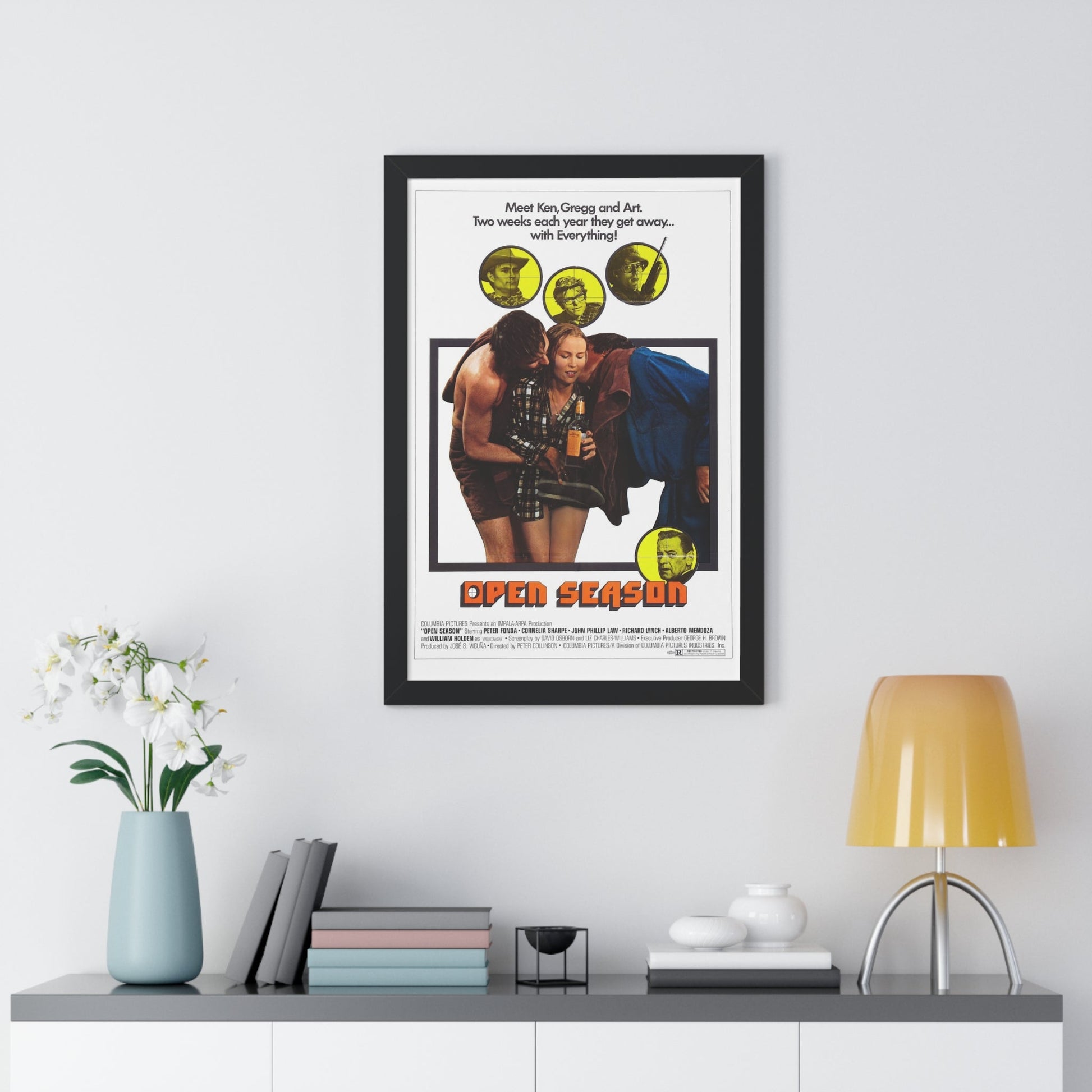 OPEN SEASON 1974 - Framed Movie Poster-The Sticker Space