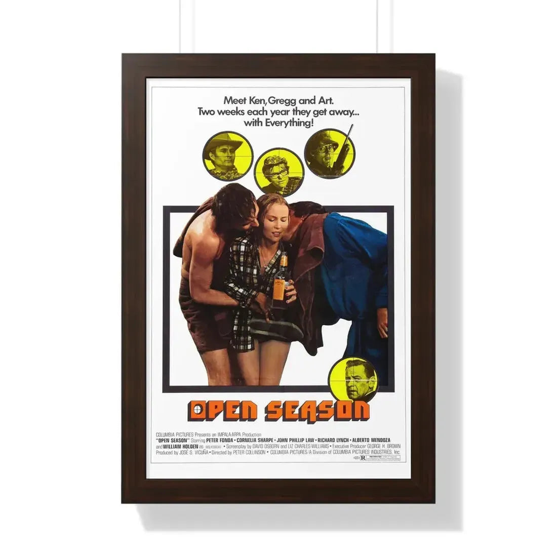 OPEN SEASON 1974 - Framed Movie Poster - The Sticker Space