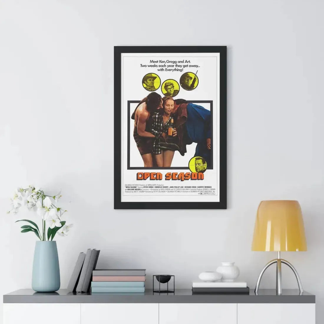 OPEN SEASON 1974 - Framed Movie Poster - The Sticker Space