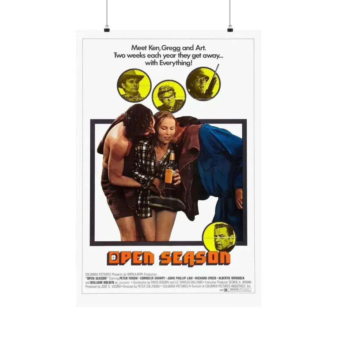 OPEN SEASON 1974 - Paper Movie Poster 24″ x 36″ Matte - The Sticker Space