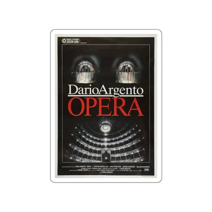 OPERA 1987 Movie Poster STICKER Vinyl Die-Cut Decal - The Sticker Space
