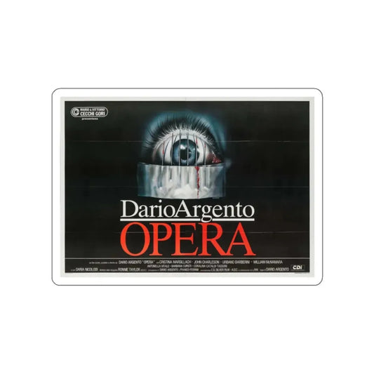 OPERA (2) 1987 Movie Poster STICKER Vinyl Die-Cut Decal 2 Inch - The Sticker Space