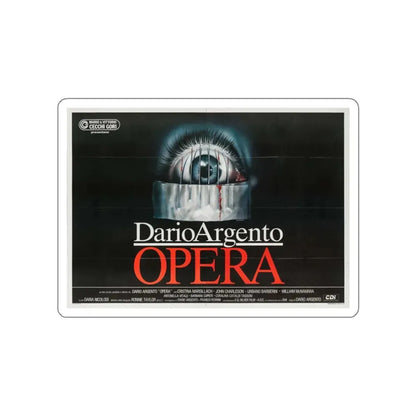 OPERA (2) 1987 Movie Poster STICKER Vinyl Die-Cut Decal 3 Inch - The Sticker Space