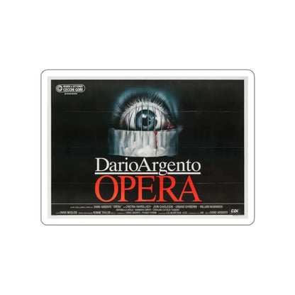 OPERA (2) 1987 Movie Poster STICKER Vinyl Die-Cut Decal - The Sticker Space