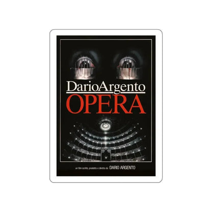 OPERA (TEASER) 1987 Movie Poster STICKER Vinyl Die-Cut Decal 4 Inch - The Sticker Space