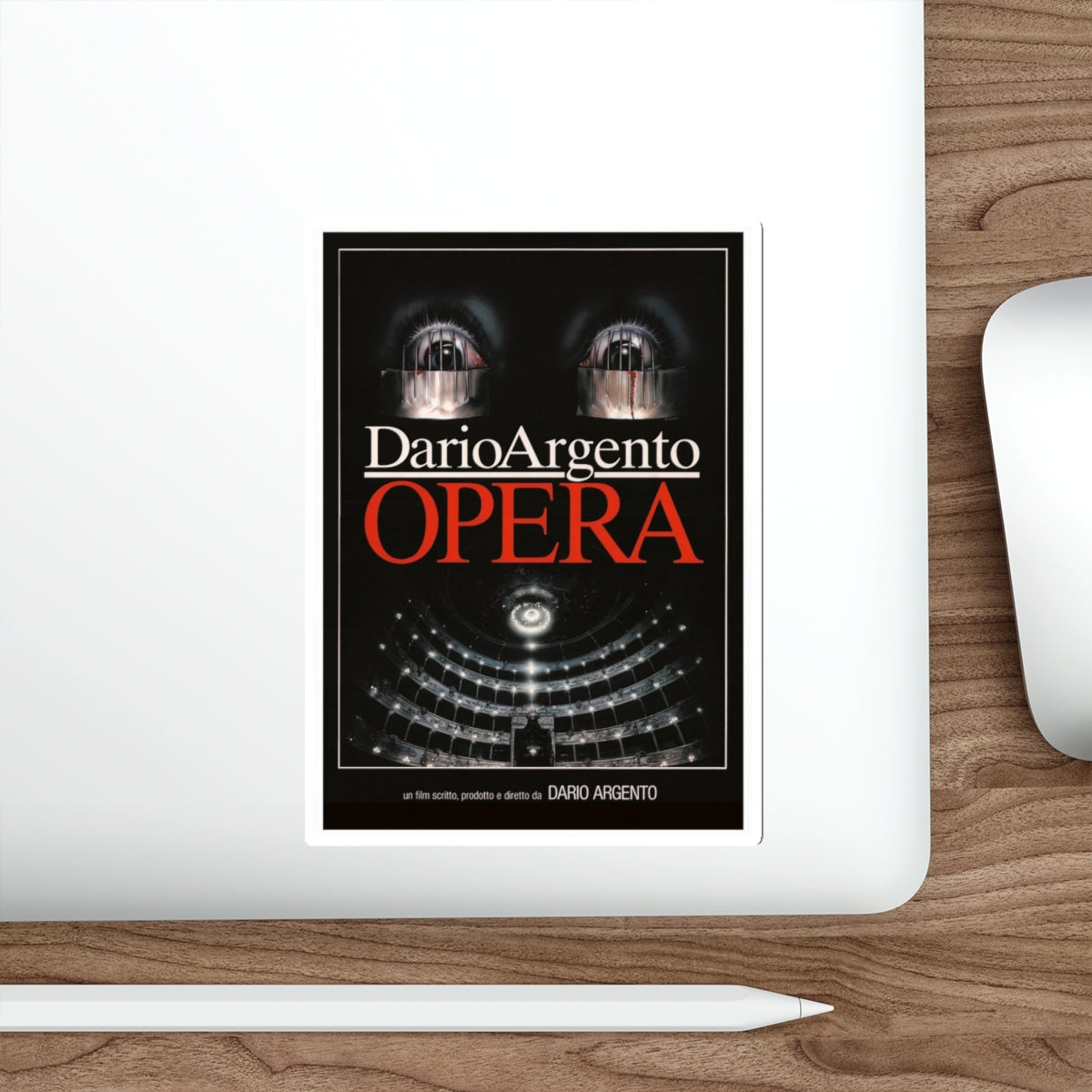 OPERA (TEASER) 1987 Movie Poster STICKER Vinyl Die-Cut Decal-The Sticker Space