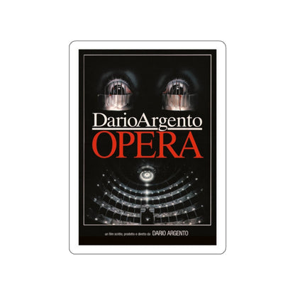 OPERA (TEASER) 1987 Movie Poster STICKER Vinyl Die-Cut Decal-White-The Sticker Space