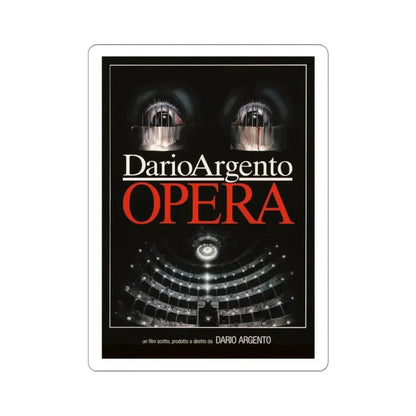 OPERA (TEASER) 1987 Movie Poster - STICKER Vinyl Kiss-Cut Decal 4 Inch White - The Sticker Space