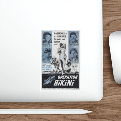 OPERATION BIKINI 1963 Movie Poster STICKER Vinyl Die-Cut Decal-The Sticker Space