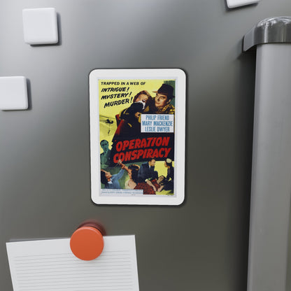 Operation Conspiracy aka Cloak Without Dagger 1956 Movie Poster Die-Cut Magnet-The Sticker Space