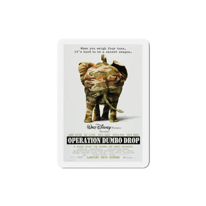 Operation Dumbo Drop 1995 Movie Poster Refrigerator Magnet 3 Inch - The Sticker Space