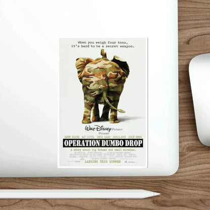 Operation Dumbo Drop 1995 Movie Poster STICKER Vinyl Die-Cut Decal - The Sticker Space