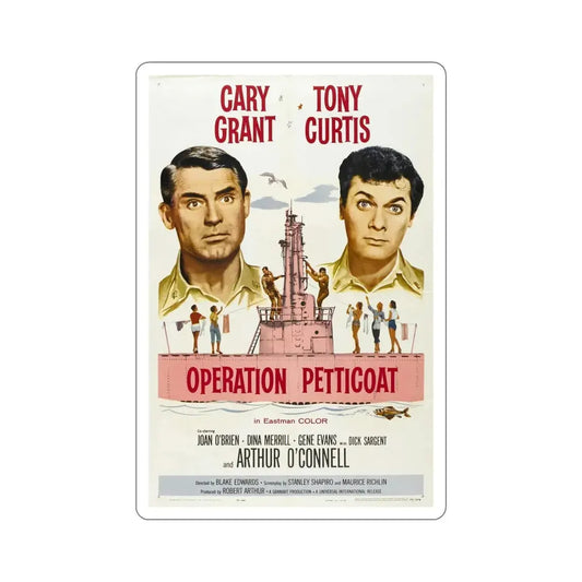 Operation Petticoat 1959 Movie Poster STICKER Vinyl Die-Cut Decal 6 Inch - The Sticker Space