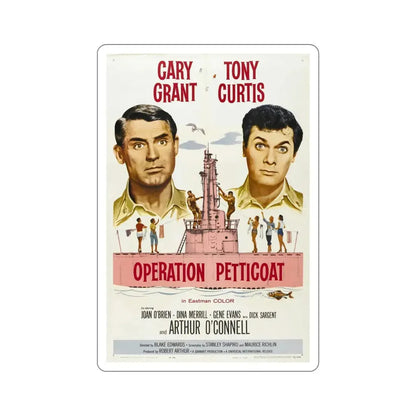 Operation Petticoat 1959 Movie Poster STICKER Vinyl Die-Cut Decal - The Sticker Space