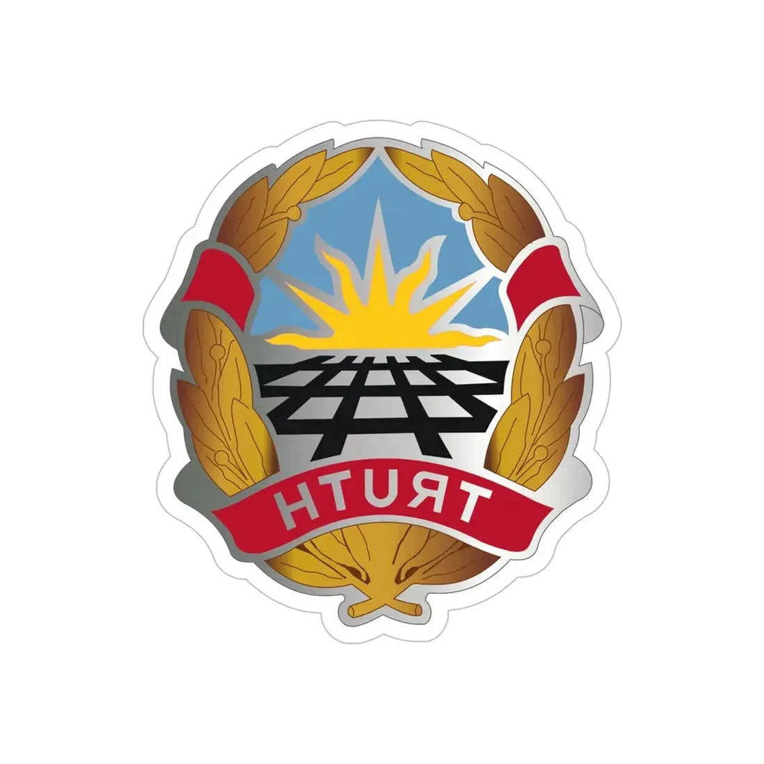 Operational Test Command (U.S. Army) REVERSE PRINT Transparent Die-Cut STICKER - The Sticker Space