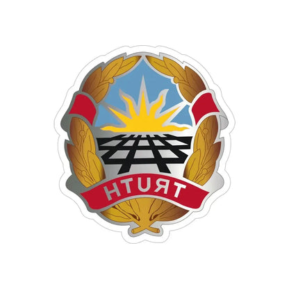 Operational Test Command (U.S. Army) REVERSE PRINT Transparent Die-Cut STICKER - The Sticker Space