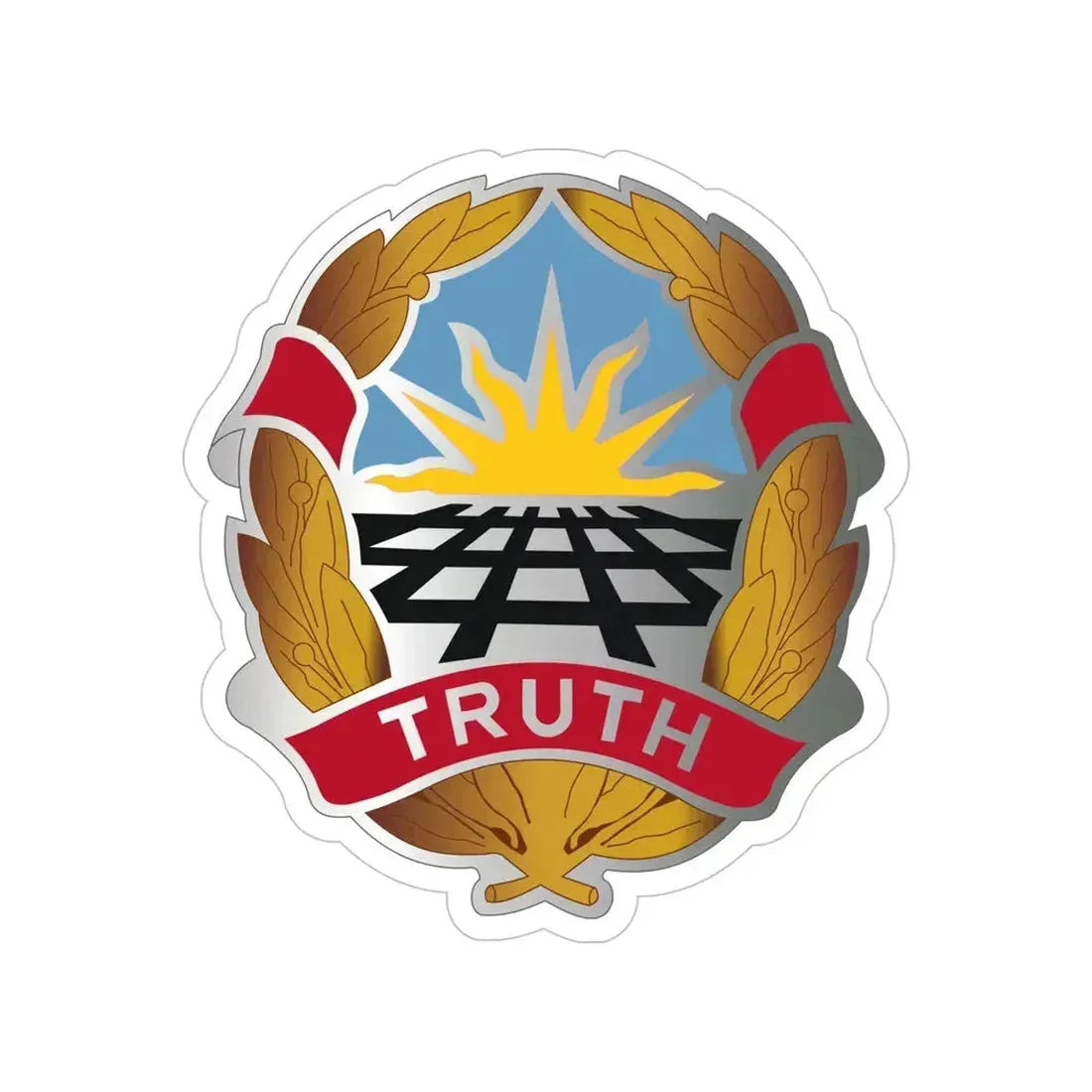 Operational Test Command (U.S. Army) Transparent STICKER Die-Cut Vinyl Decal 5 Inch - The Sticker Space