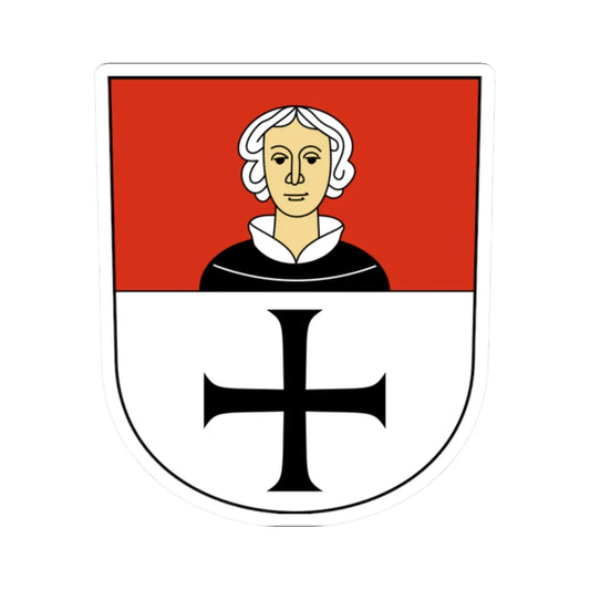 Opfikon-blazon (Switzerland) (Coat of Arms) STICKER Vinyl Kiss-Cut Decal 2 Inch White - The Sticker Space