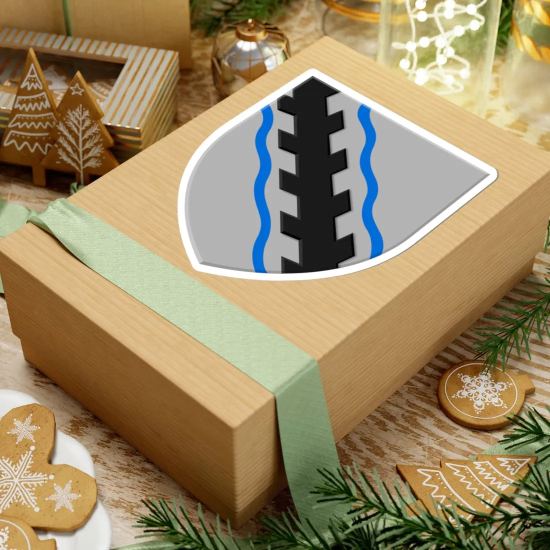 Opglabbeek wapen (Belgium) (Coat of Arms) STICKER Vinyl Kiss-Cut Decal - The Sticker Space