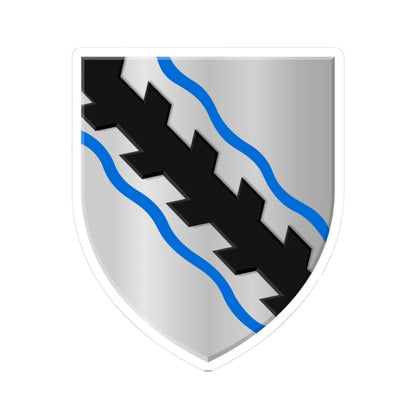 Opglabbeek wapen2 (Belgium) (Coat of Arms) STICKER Vinyl Kiss-Cut Decal 3 Inch White - The Sticker Space