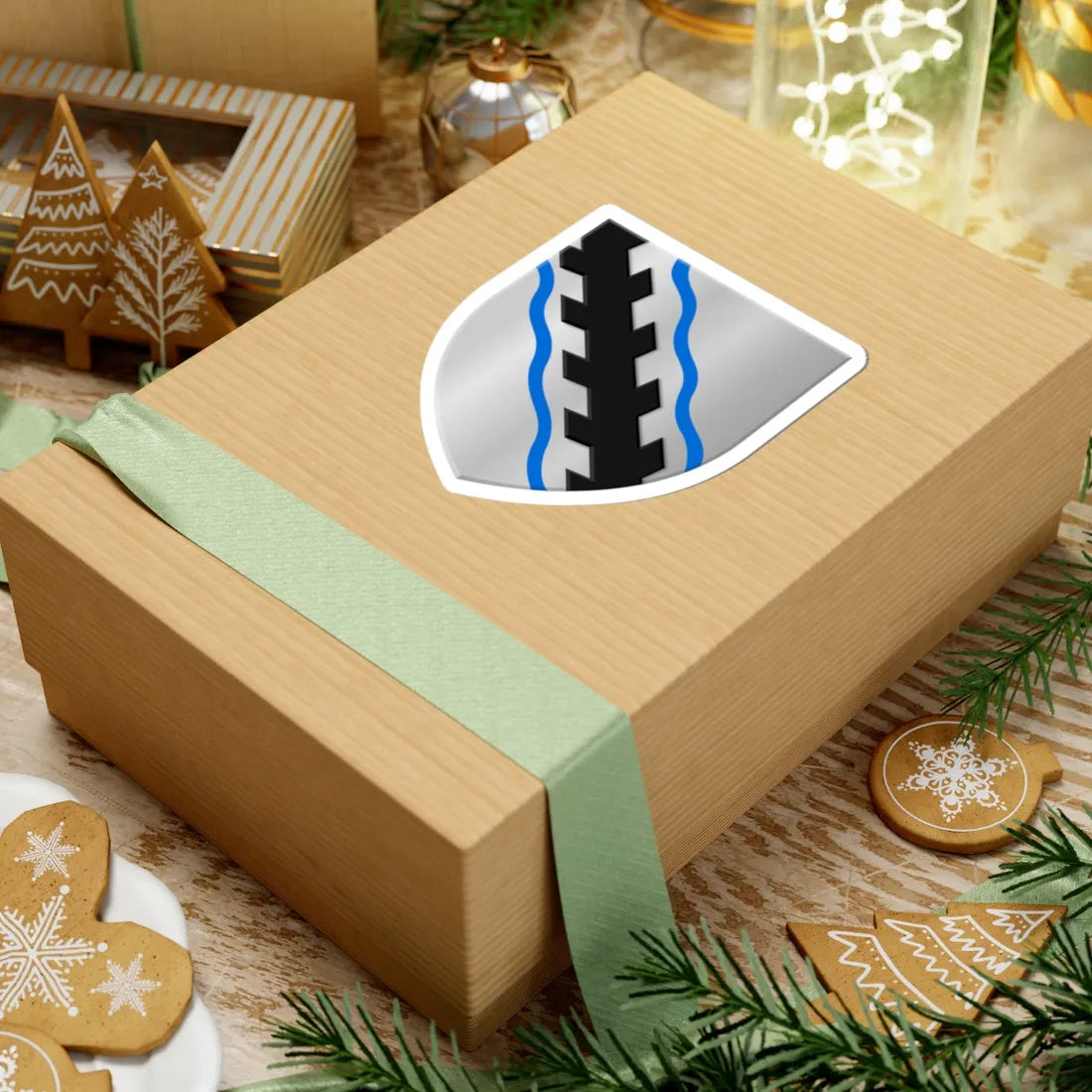 Opglabbeek wapen2 (Belgium) (Coat of Arms) STICKER Vinyl Kiss-Cut Decal - The Sticker Space