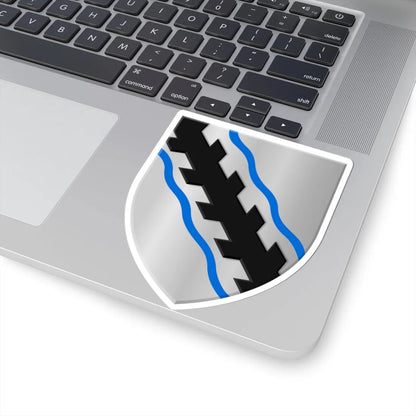 Opglabbeek wapen2 (Belgium) (Coat of Arms) STICKER Vinyl Kiss-Cut Decal - The Sticker Space