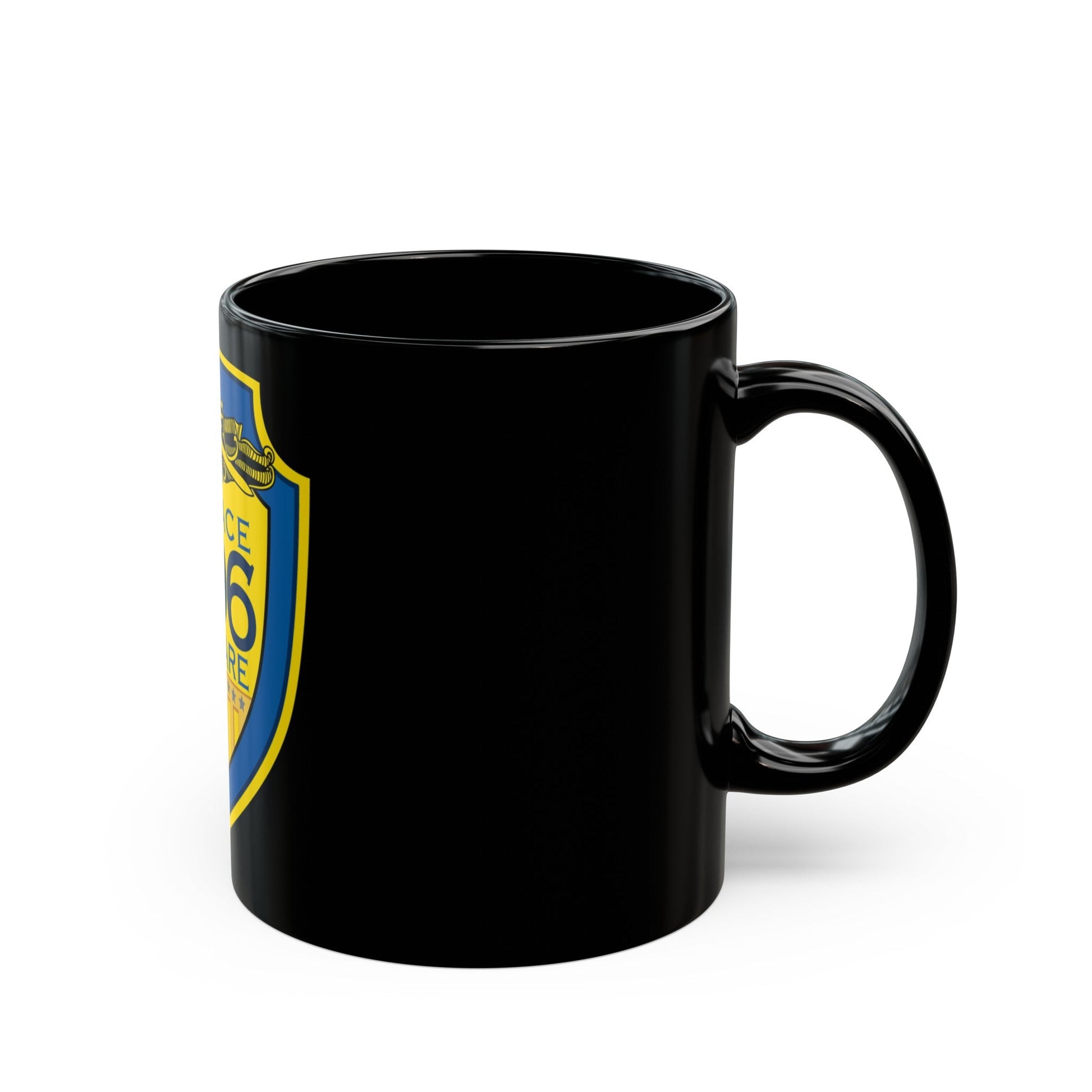 OPNAV N96 Surface Warfare N96 (U.S. Navy) Black Coffee Mug-The Sticker Space