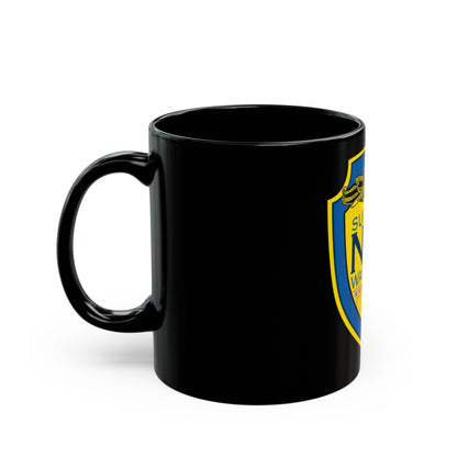 OPNAV N96 Surface Warfare N96 (U.S. Navy) Black Coffee Mug-The Sticker Space