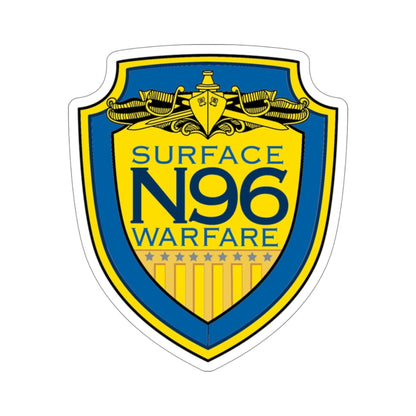 OPNAV N96 Surface Warfare N96 (U.S. Navy) STICKER Vinyl Die-Cut Decal-4 Inch-The Sticker Space