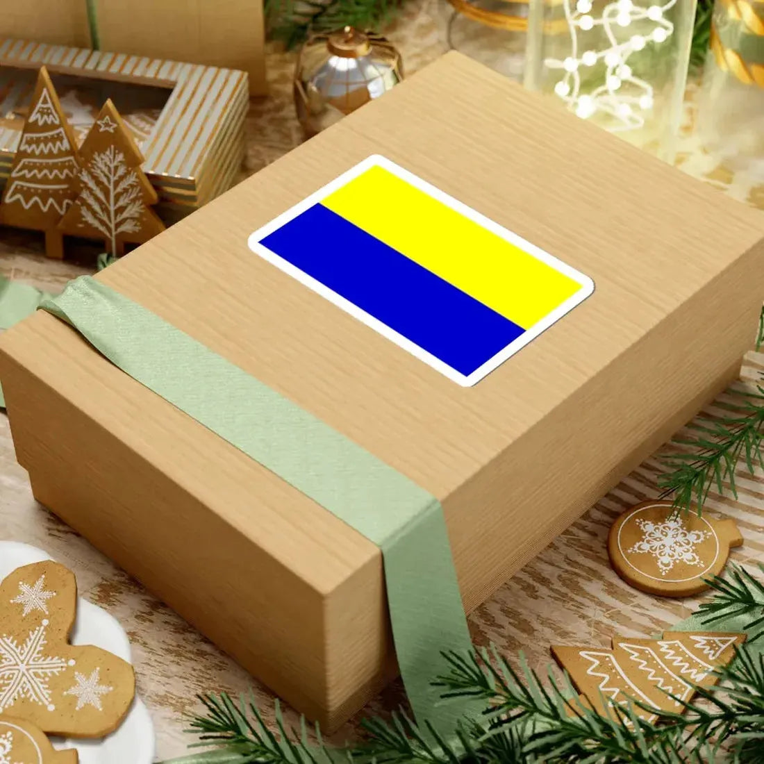 Opole flaga (Poland) STICKER Vinyl Kiss-Cut Decal - The Sticker Space