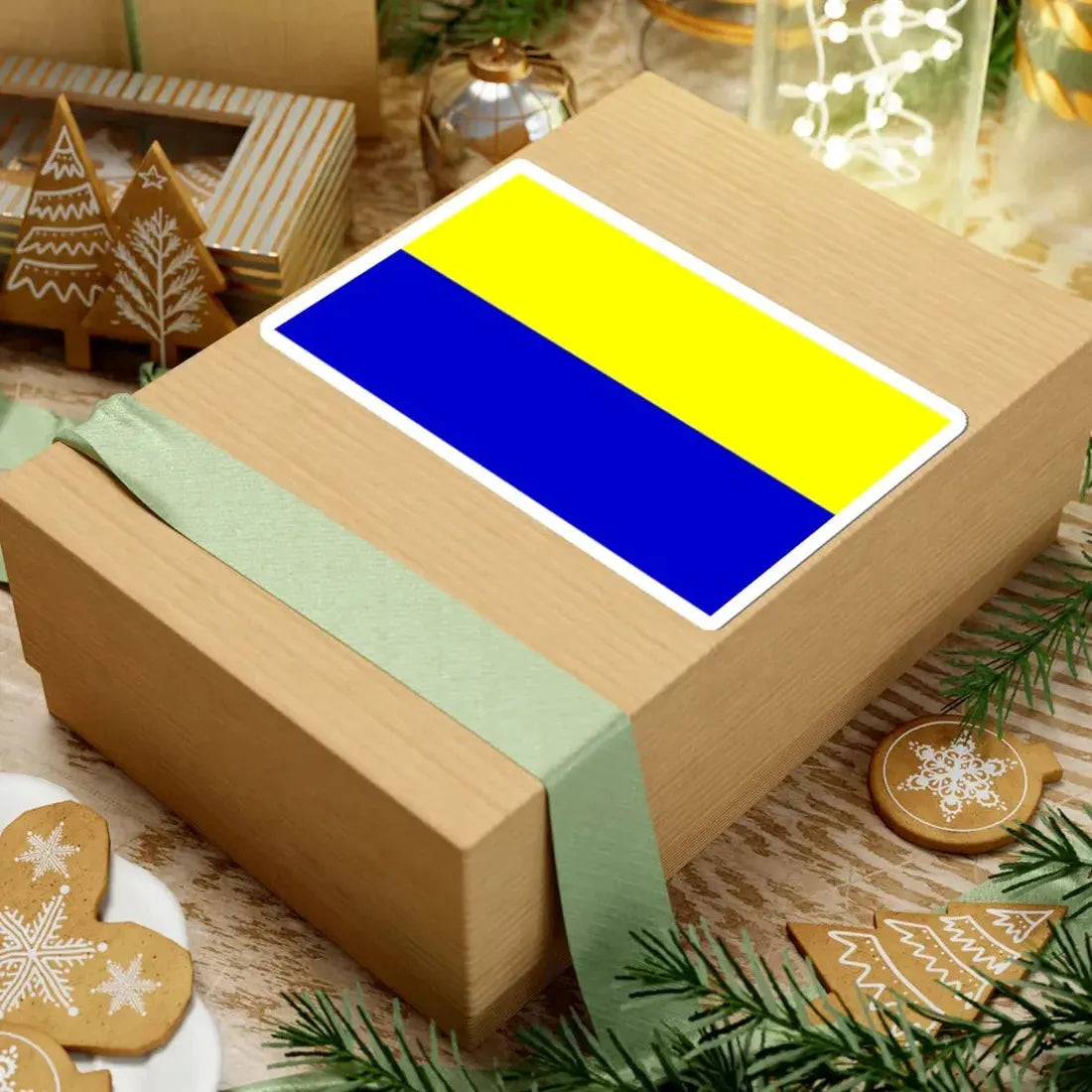 Opole flaga (Poland) STICKER Vinyl Kiss-Cut Decal - The Sticker Space