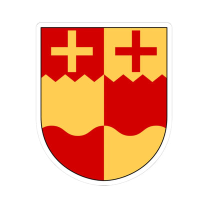 Oppeby församling vapen (Sweden) (Coat of Arms) STICKER Vinyl Kiss-Cut Decal 3 Inch White - The Sticker Space