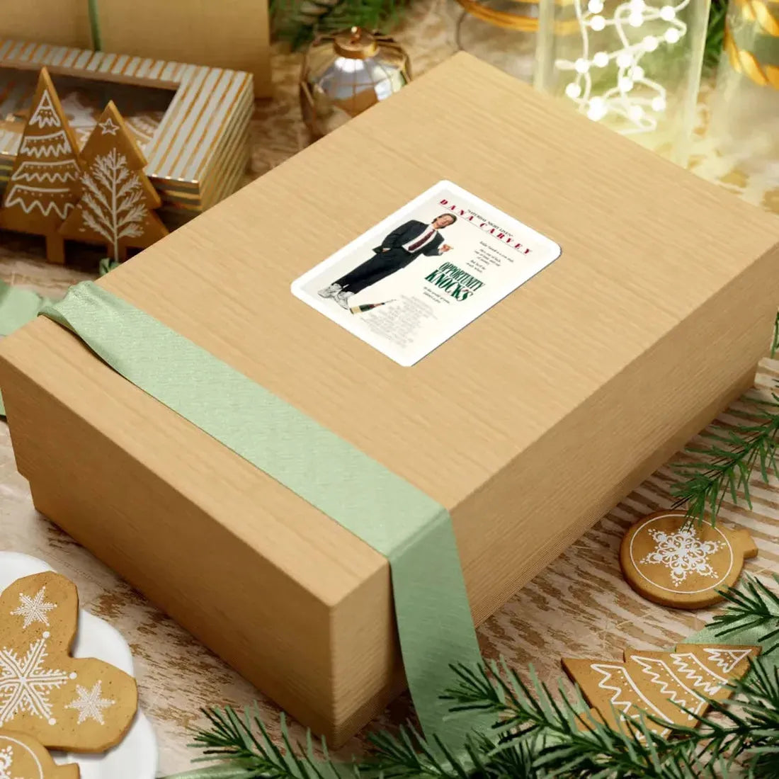 Opportunity Knocks 1990 Movie Poster - STICKER Vinyl Kiss-Cut Decal - The Sticker Space