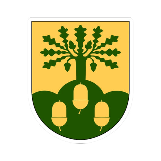 Oppunda vapen (Sweden) (Coat of Arms) STICKER Vinyl Kiss-Cut Decal 2 Inch White - The Sticker Space