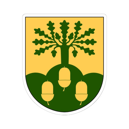 Oppunda vapen (Sweden) (Coat of Arms) STICKER Vinyl Kiss-Cut Decal 6 Inch White - The Sticker Space