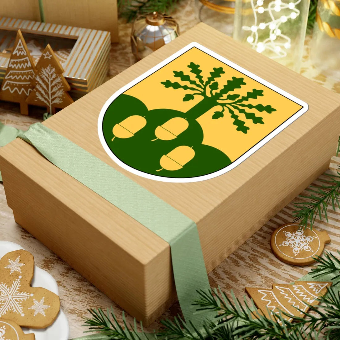 Oppunda vapen (Sweden) (Coat of Arms) STICKER Vinyl Kiss-Cut Decal - The Sticker Space