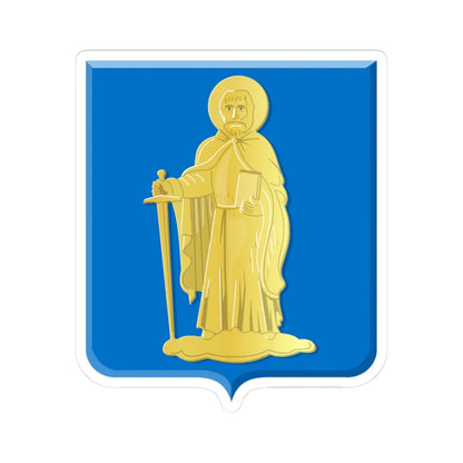 Opwijk wapen (Belgium) (Coat of Arms) STICKER Vinyl Kiss-Cut Decal 3 Inch White - The Sticker Space