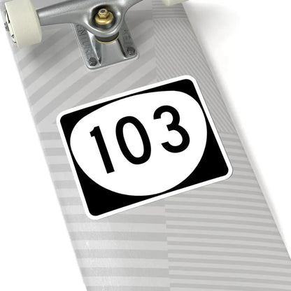 OR 103 (Oregon) (Road Sign) STICKER Vinyl Kiss-Cut Decal - The Sticker Space