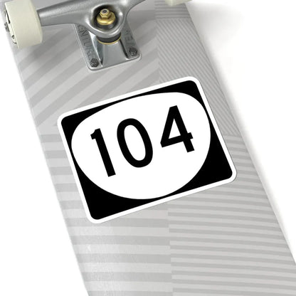OR 104 (Oregon) (Road Sign) STICKER Vinyl Kiss-Cut Decal - The Sticker Space