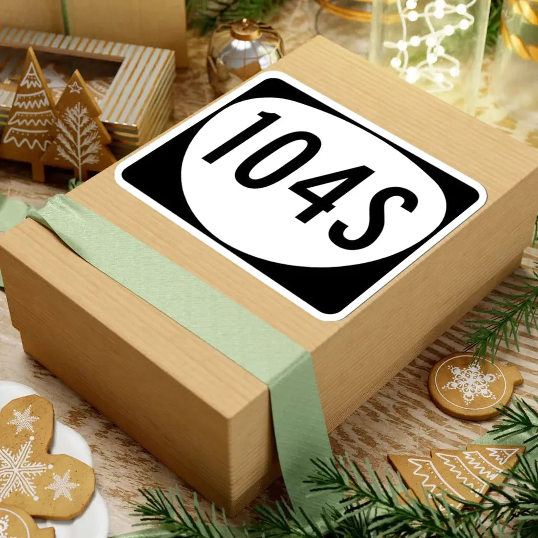 OR 104S (Oregon) (Road Sign) STICKER Vinyl Kiss-Cut Decal - The Sticker Space