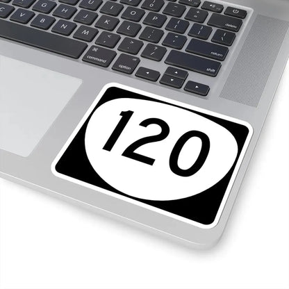 OR 120 (Oregon) (Road Sign) STICKER Vinyl Kiss-Cut Decal - The Sticker Space