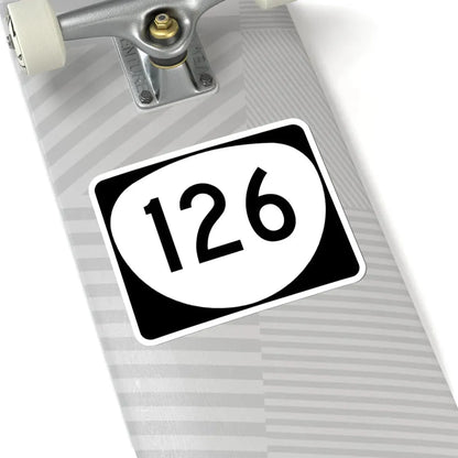 OR 126 (Oregon) (Road Sign) STICKER Vinyl Kiss-Cut Decal - The Sticker Space