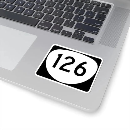 OR 126 (Oregon) (Road Sign) STICKER Vinyl Kiss-Cut Decal - The Sticker Space