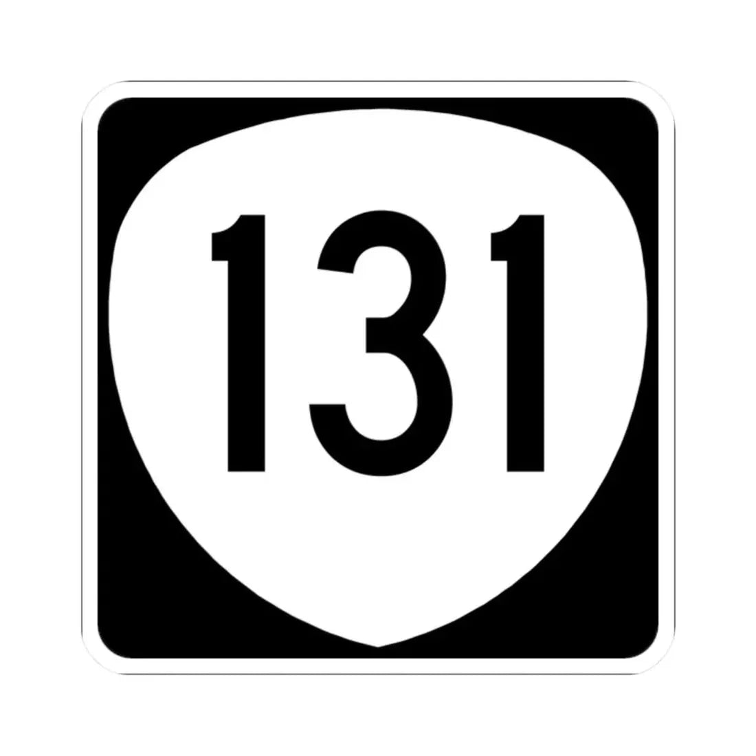 OR 131 (Oregon) (Road Sign) STICKER Vinyl Kiss-Cut Decal 2 Inch White - The Sticker Space