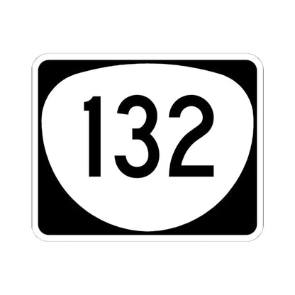 OR 132 (Oregon) (Road Sign) STICKER Vinyl Kiss-Cut Decal 6 Inch White - The Sticker Space