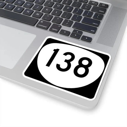 OR 138 (Oregon) (Road Sign) STICKER Vinyl Kiss-Cut Decal - The Sticker Space