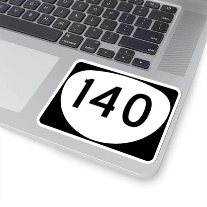 OR 140 (Oregon) (Road Sign) STICKER Vinyl Kiss-Cut Decal - The Sticker Space