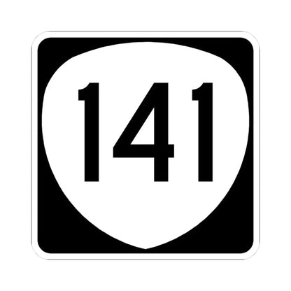OR 141 (Oregon) (Road Sign) STICKER Vinyl Kiss-Cut Decal 3 Inch White - The Sticker Space